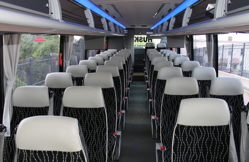 Aisle View of a huskey bus